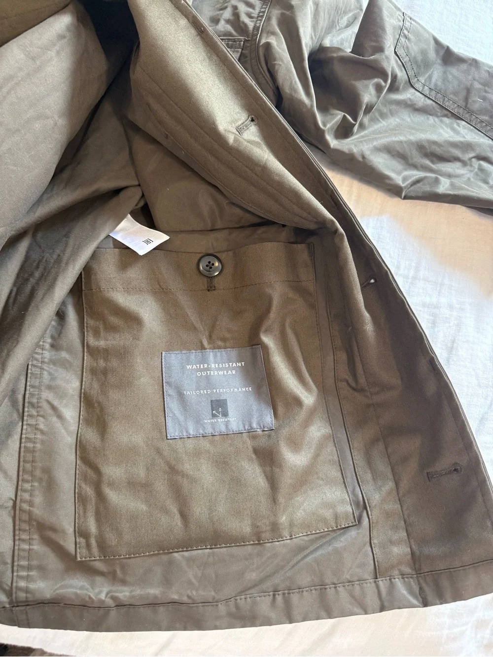 Banana Republic Water-Resistant Waxed Cotton Field Jacket 746130
